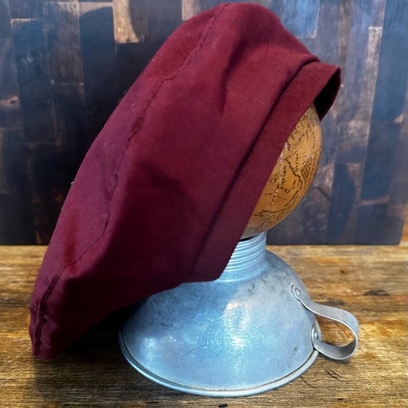 Antique Vintage Salvation Army Burgundy Girl Guard Hat - Picture 4 of 8